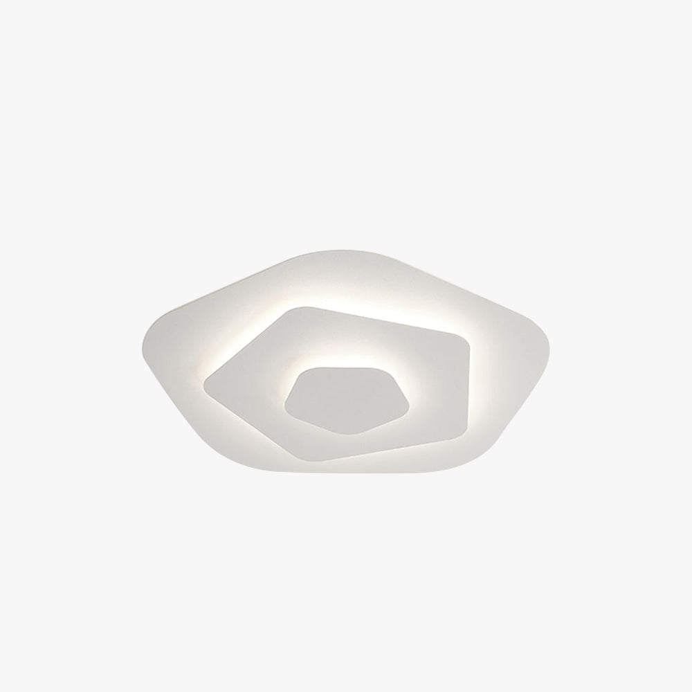 Arivode – Lampada da soffitto LED rotonda moderna bianca 50cm