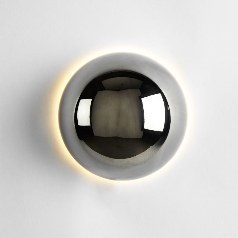 Bauvera – Lampada da parete LED con globo in vetro singola