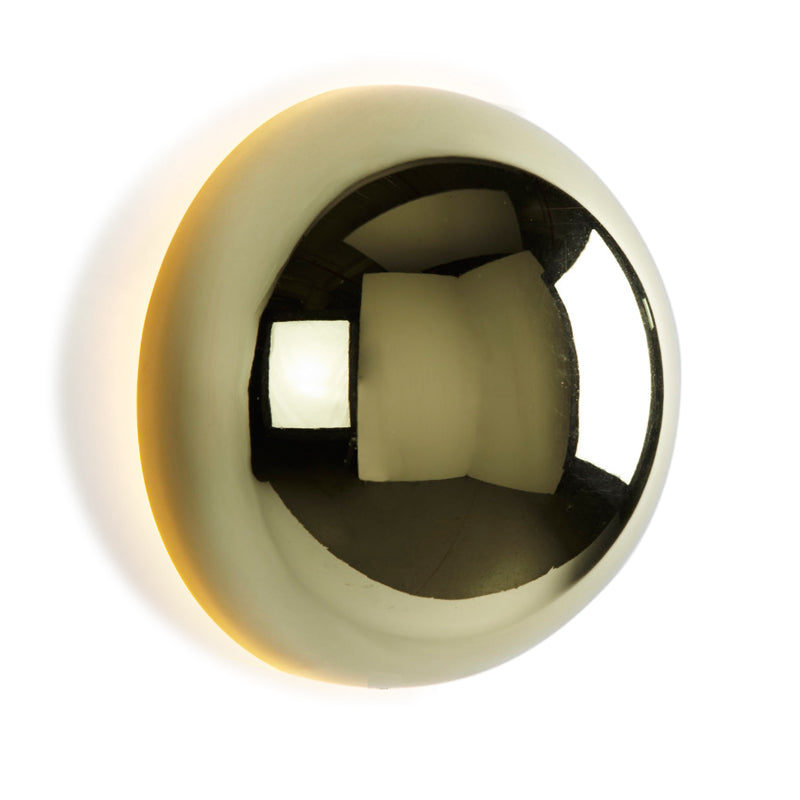 Bauvera – Lampada da parete LED con globo in vetro singola
