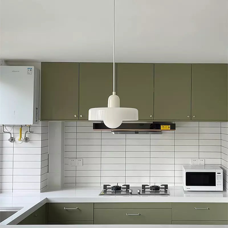 Velmiora – Lampada a sospensione in vetro stile Bauhaus