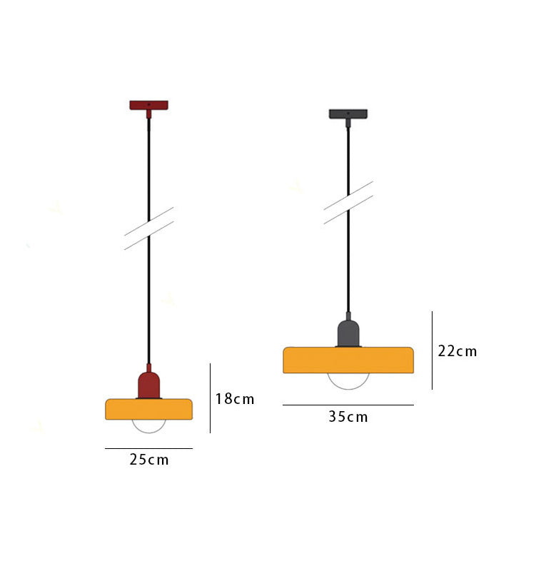 Velmiora – Lampada a sospensione in vetro stile Bauhaus