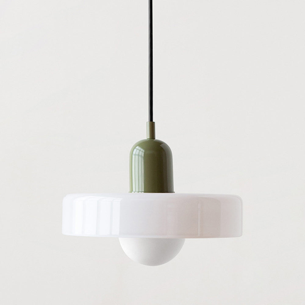 Velmiora – Lampada a sospensione in vetro stile Bauhaus