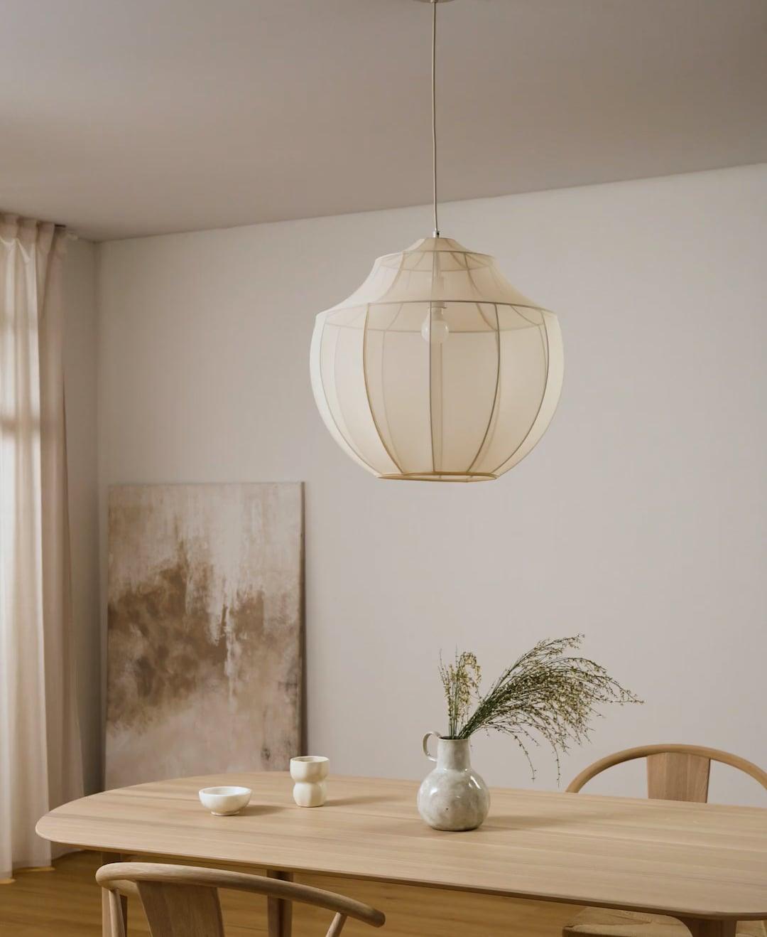 Eraeyra – Lampada a sospensione premium in tessuto a rete