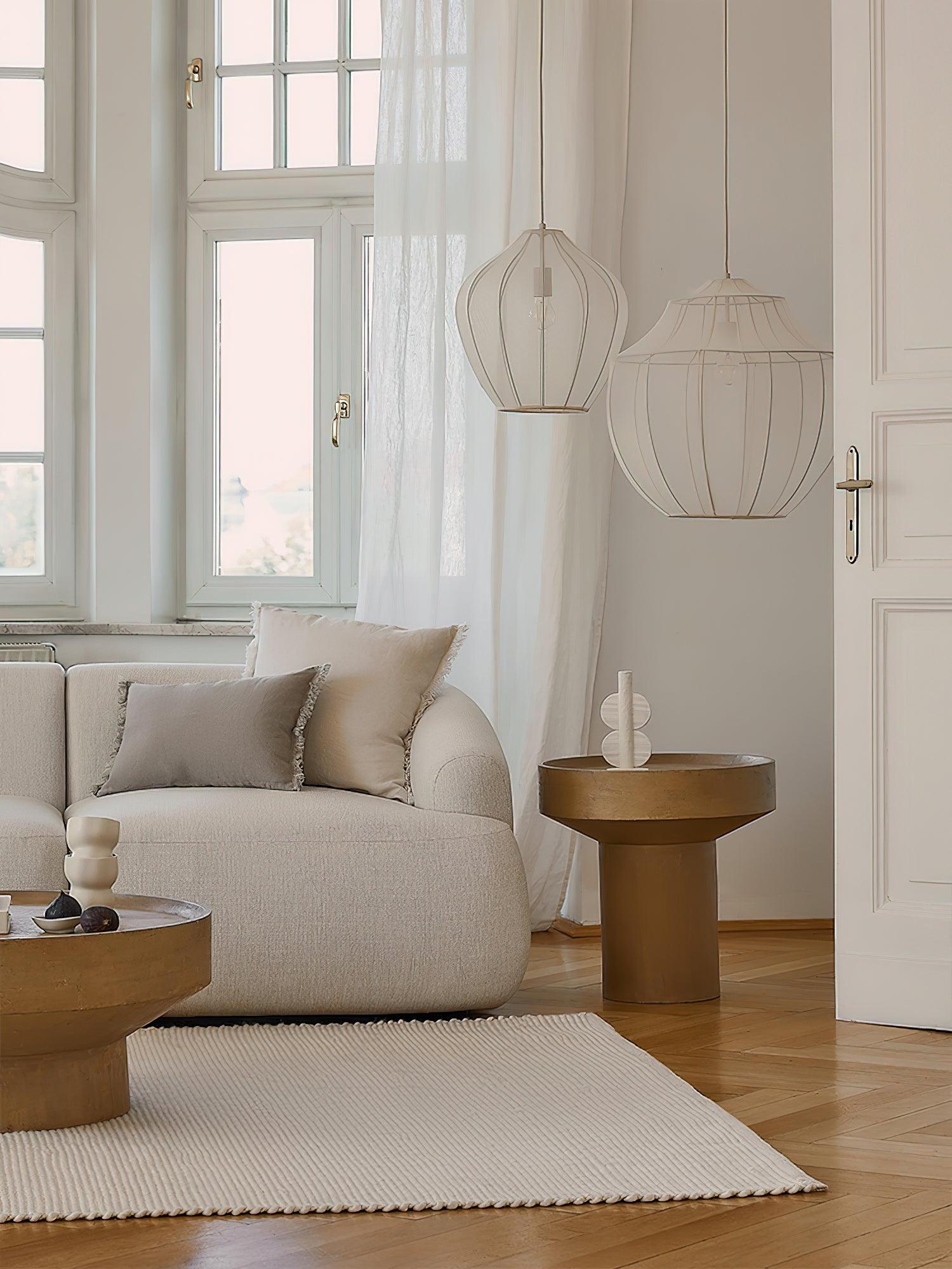 Eraeyra – Lampada a sospensione premium in tessuto a rete