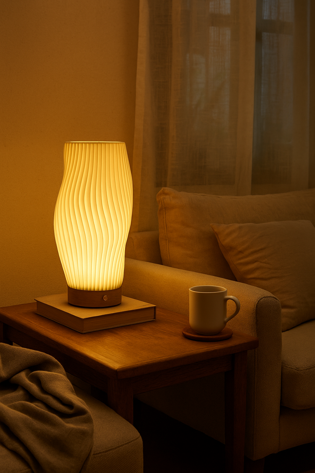 Curevyn – Artistic Dimmable LED Bedside Lamp