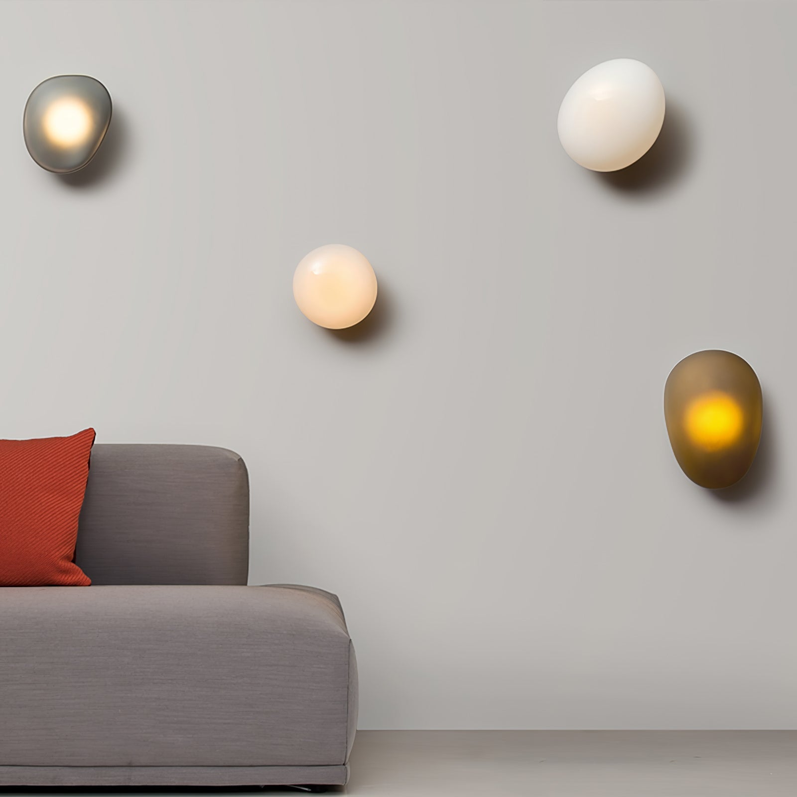 Cameron – Lampada da parete LED con paralume ovale