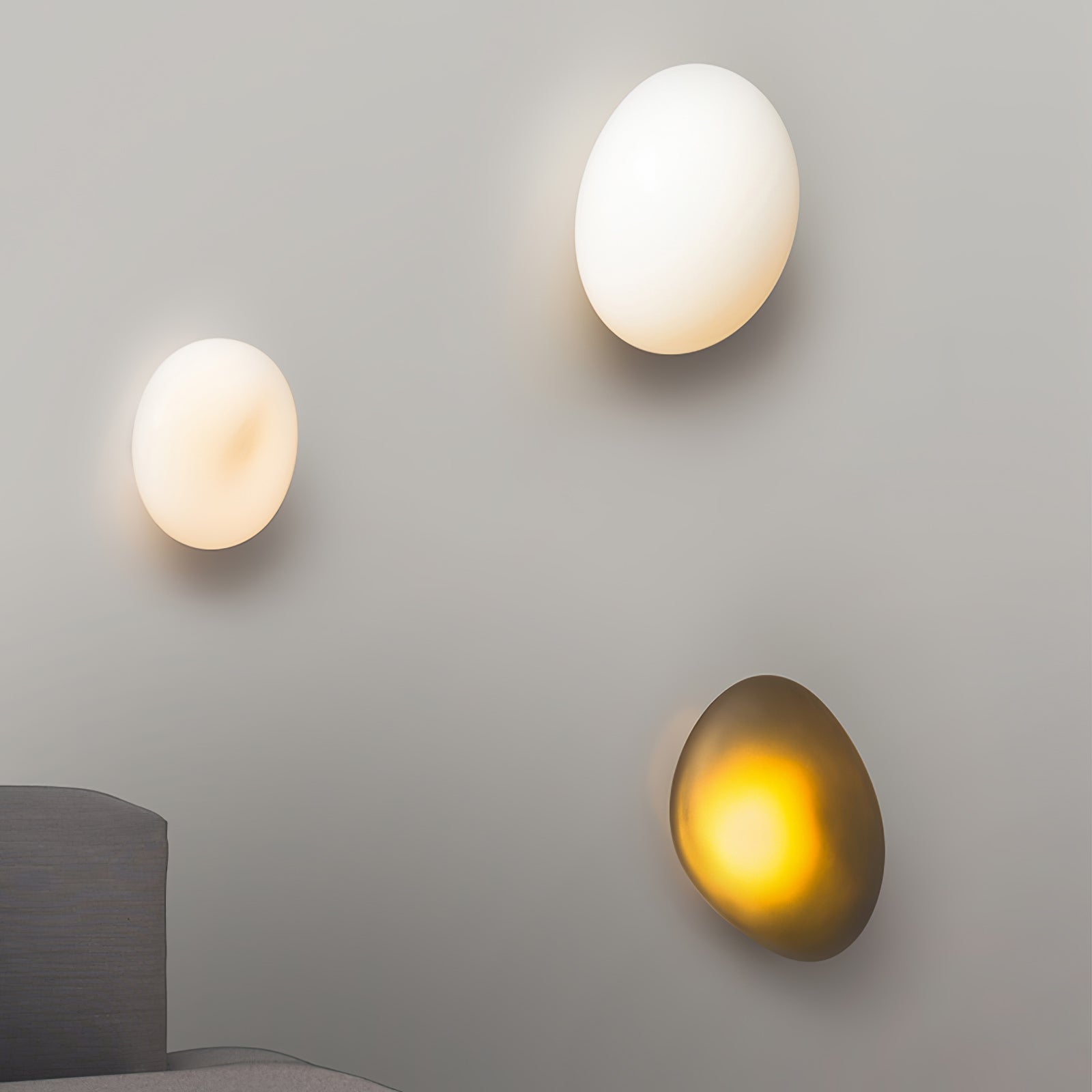 Cameron – Lampada da parete LED con paralume ovale