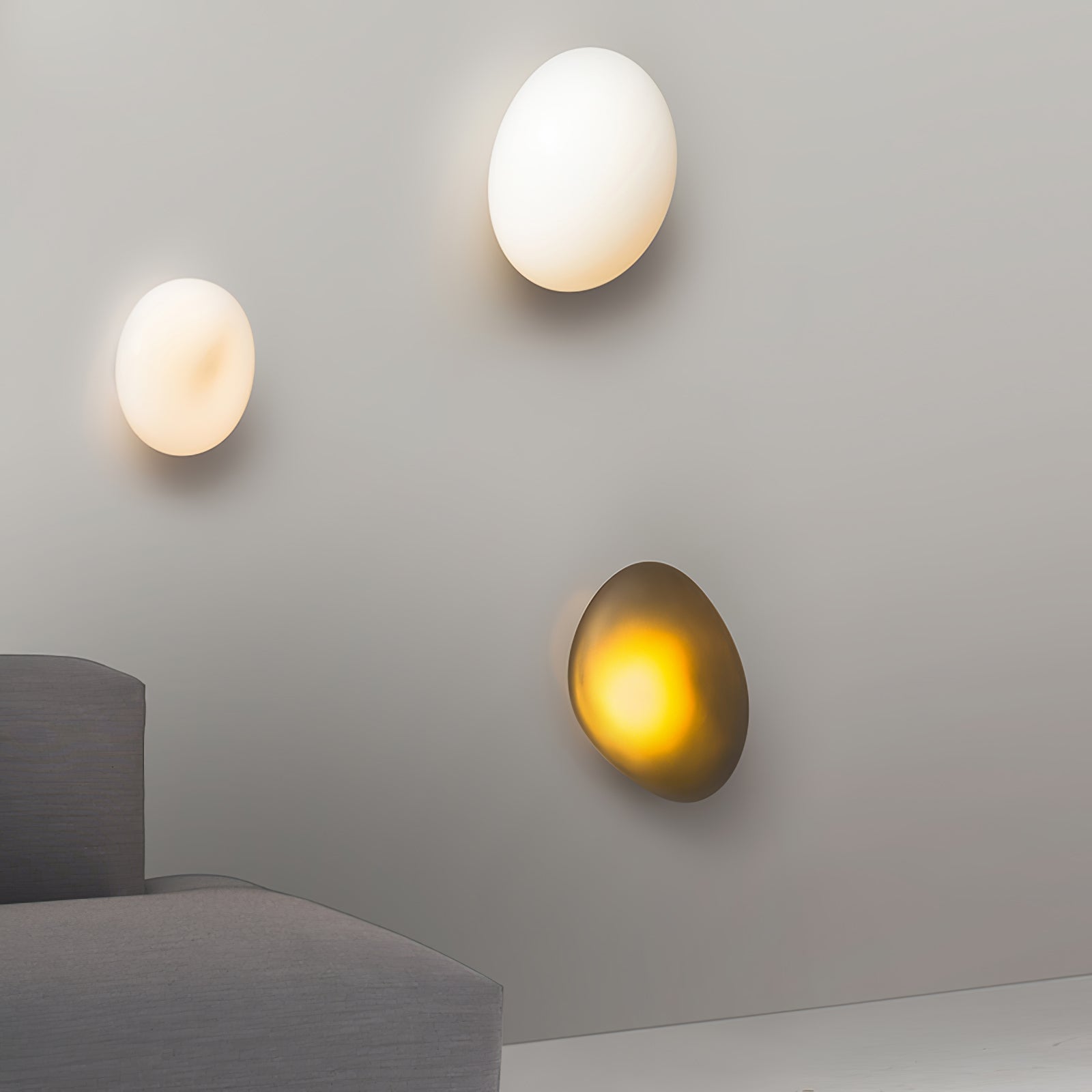 Cameron – Lampada da parete LED con paralume ovale