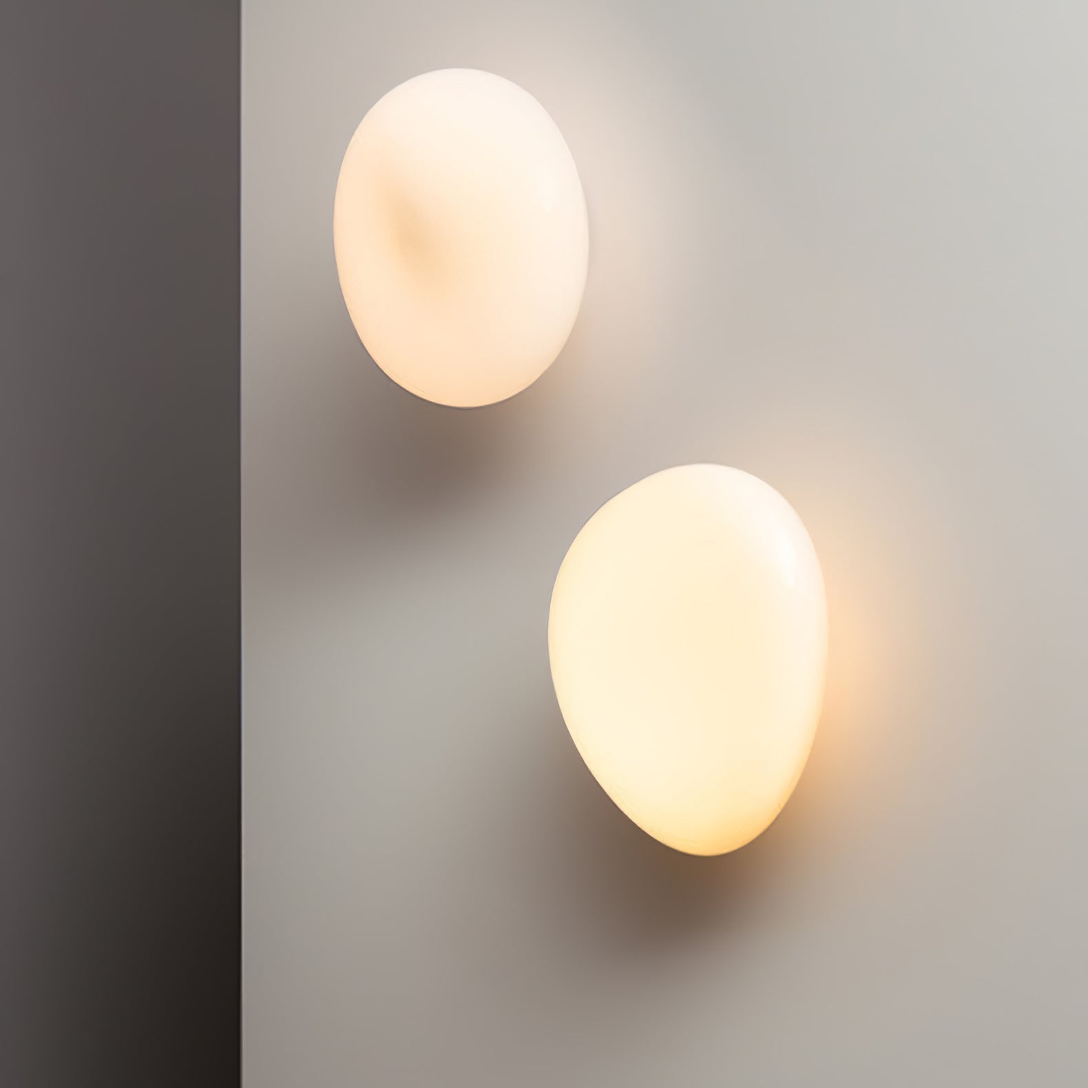 Cameron – Lampada da parete LED con paralume ovale