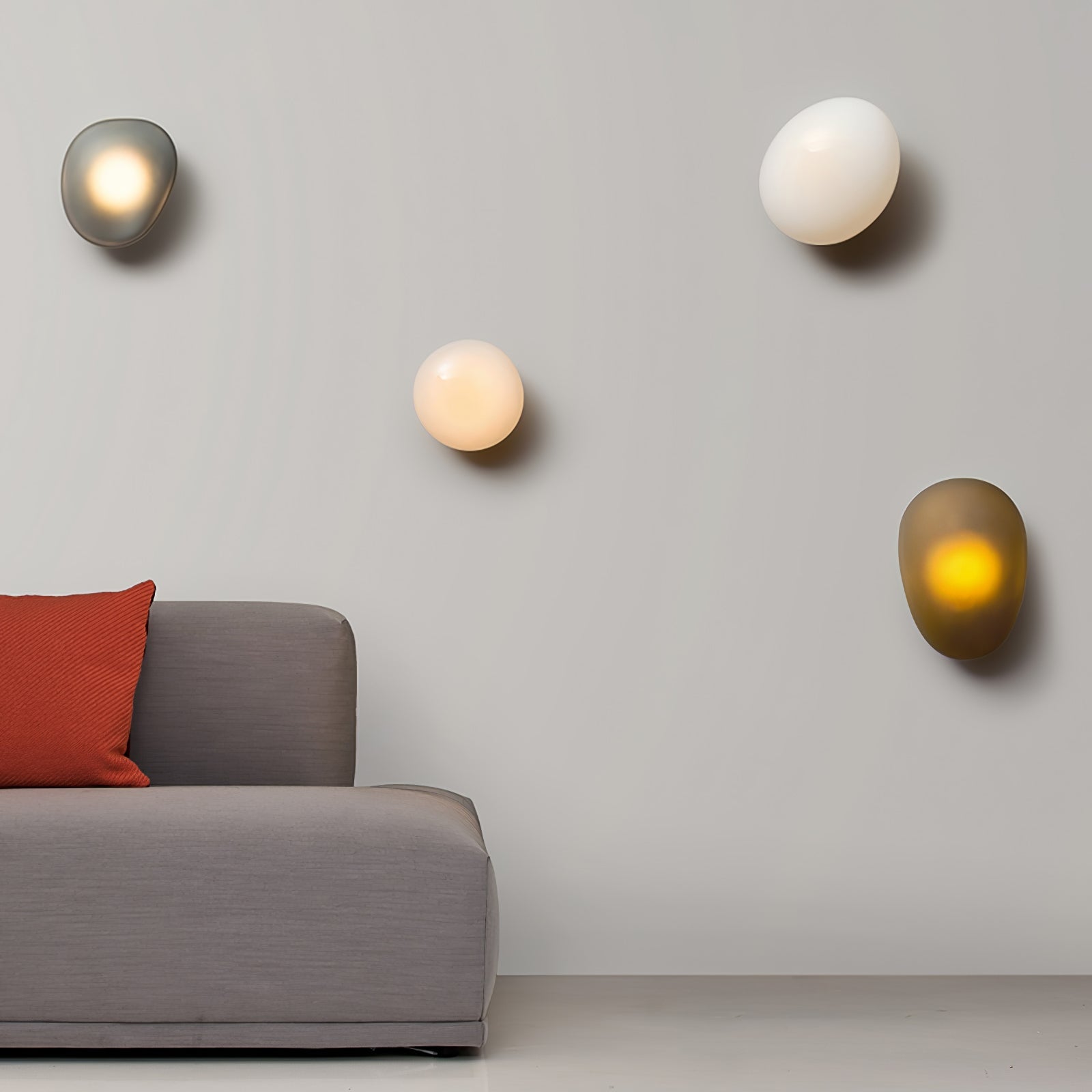 Cameron – Lampada da parete LED con paralume ovale