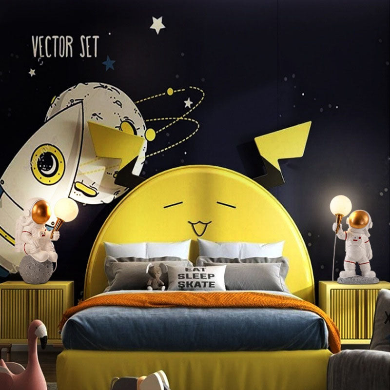 Astrolis – Applique da parete contemporanea con globo astronauta in vetro 1 luce