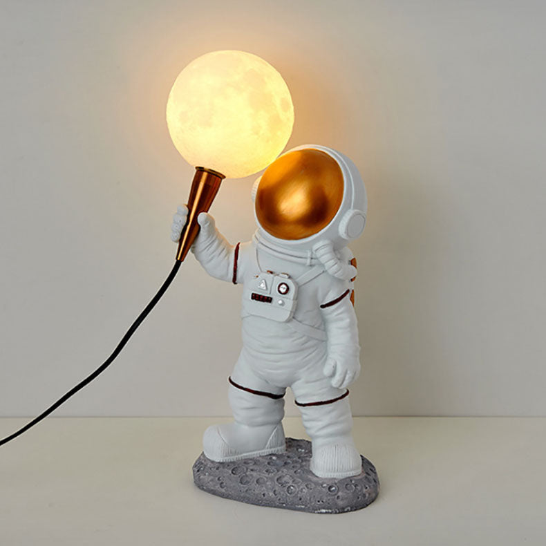 Astrolis – Applique da parete contemporanea con globo astronauta in vetro 1 luce