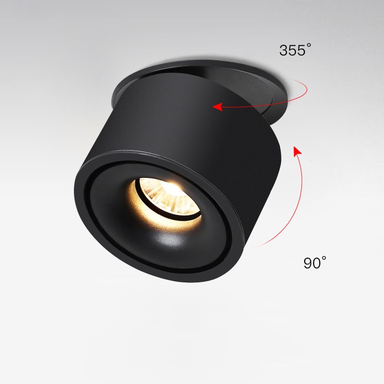 Cylinder Recessed LED Ceiling Lamp Adjustable - Image 28