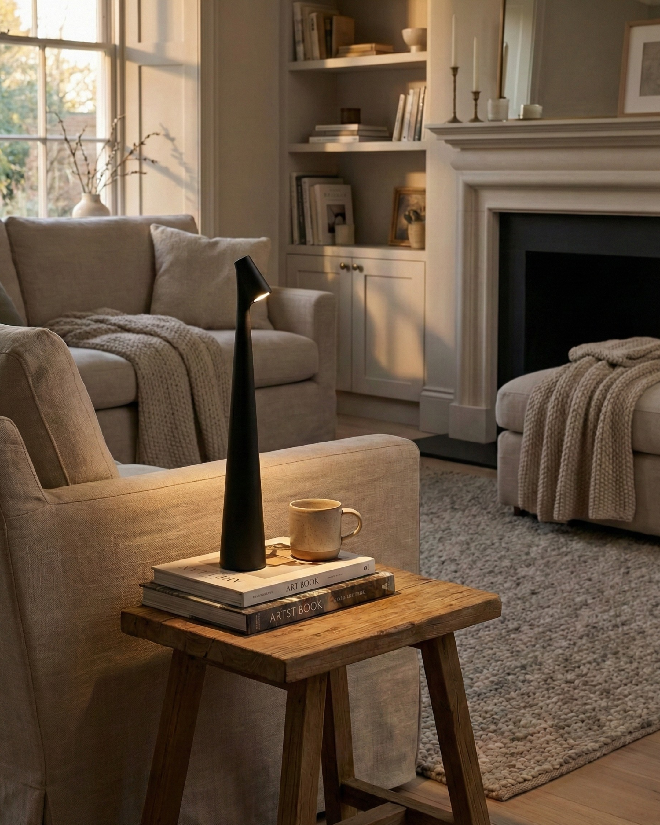 Norelle – Lampada da tavolo wireless con controllo touch