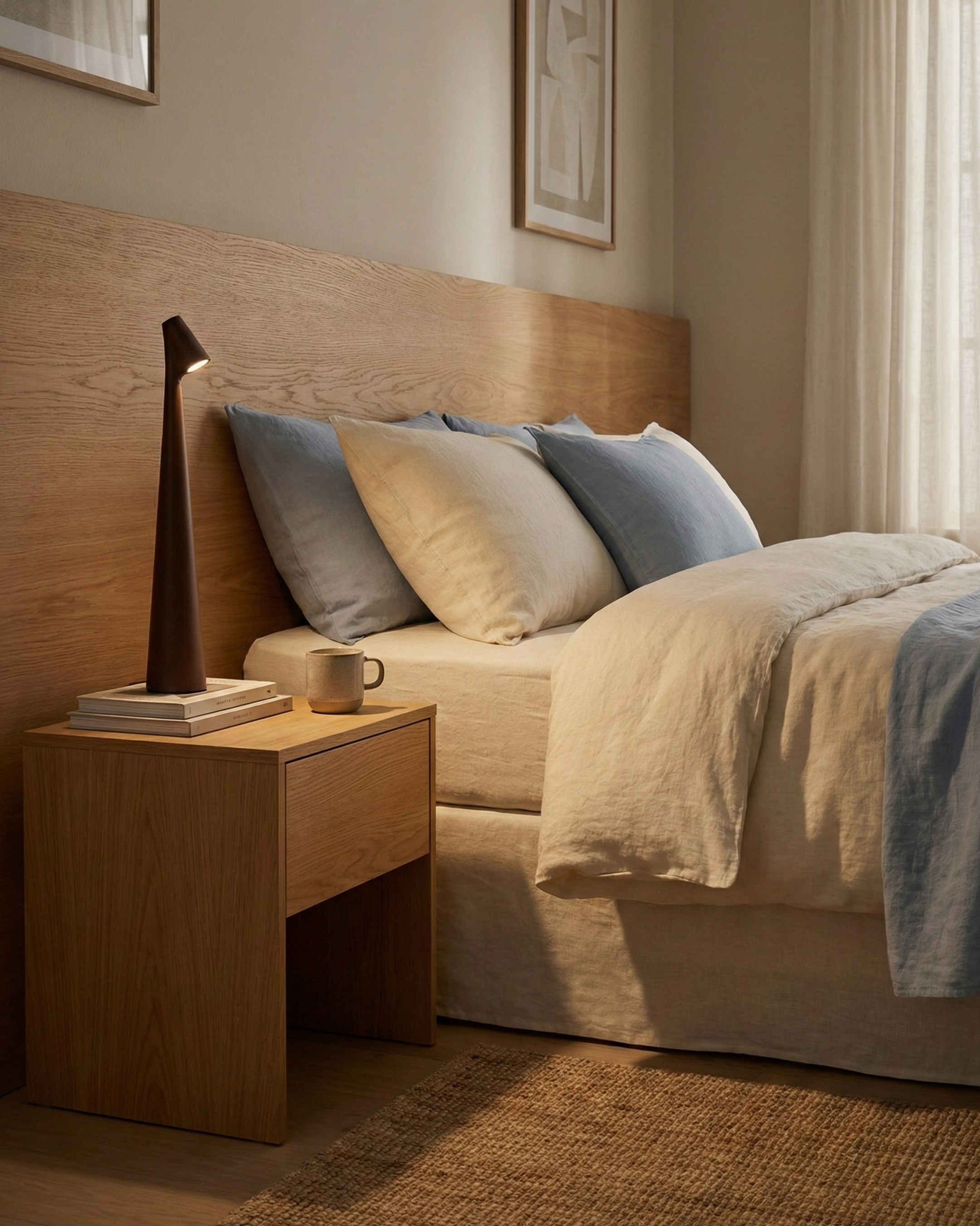 Norelle – Lampada da tavolo wireless con controllo touch