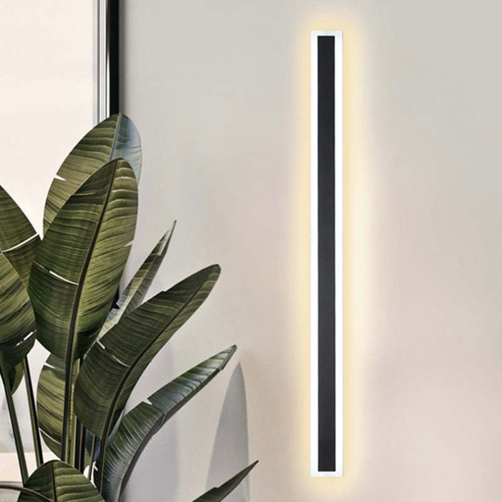 Ameran – Applique murale extérieure LED moderne en métal noir pour jardin balcon