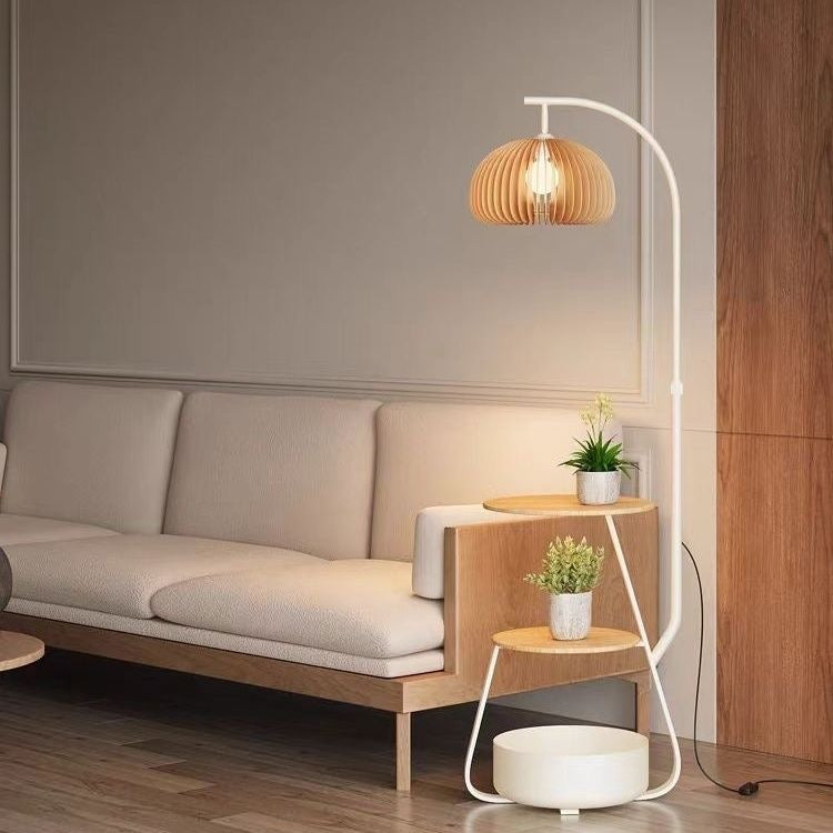 Elarionn - Lampadaire industriel en bronze à étages pour plantes