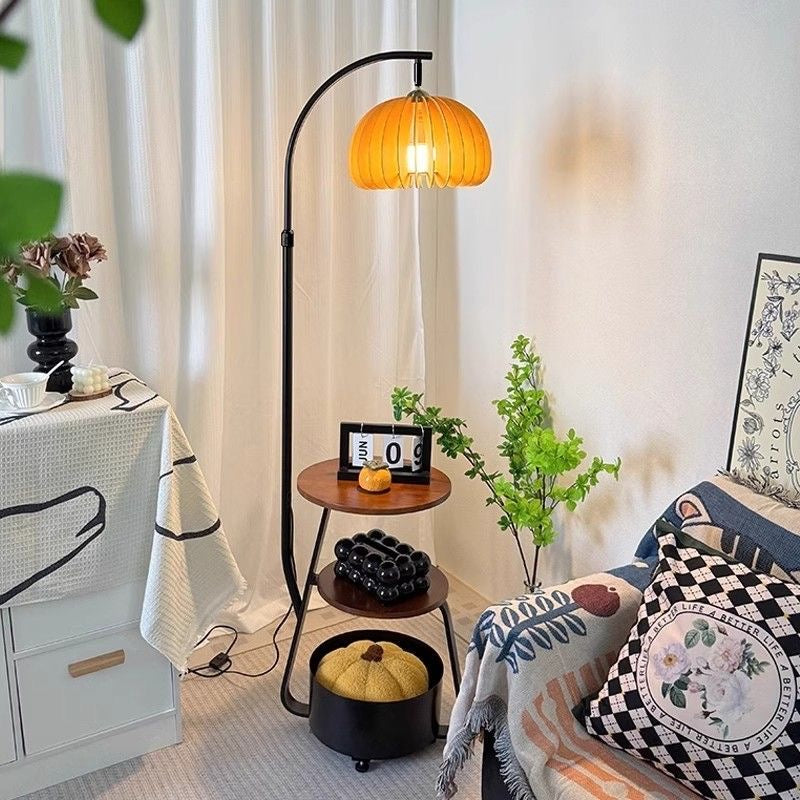 Elarionn - Lampadaire industriel en bronze à étages pour plantes