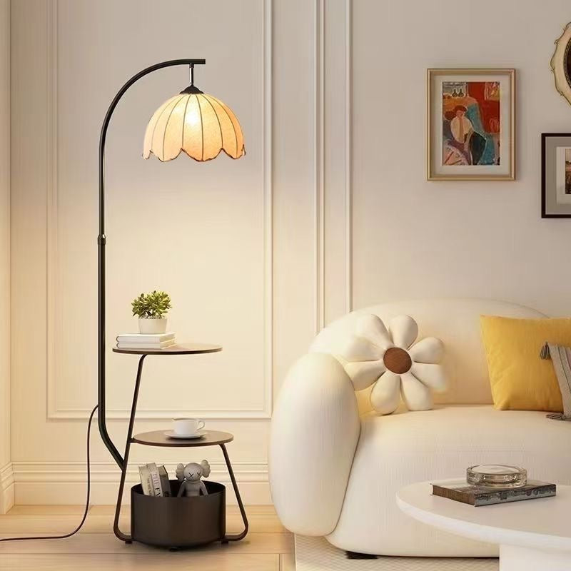 Elarionn - Lampadaire industriel en bronze à étages pour plantes