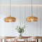 Rionda - Lampada a sospensione in legno stile nordico giapponese
