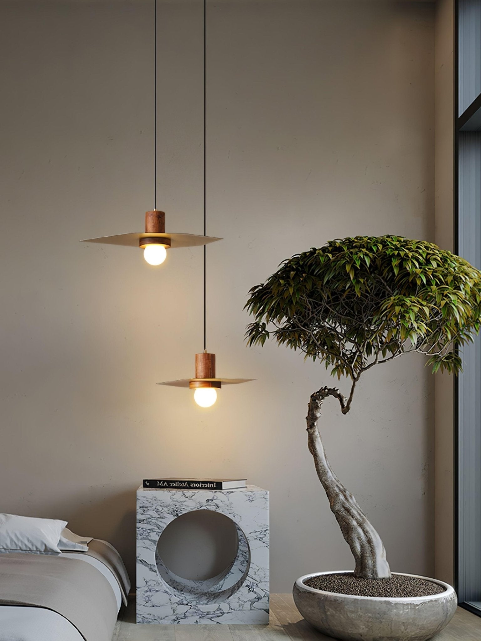 Olvena - Suspension nordique en bois