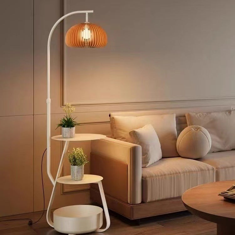 Elarionn - Lampadaire industriel en bronze à étages pour plantes