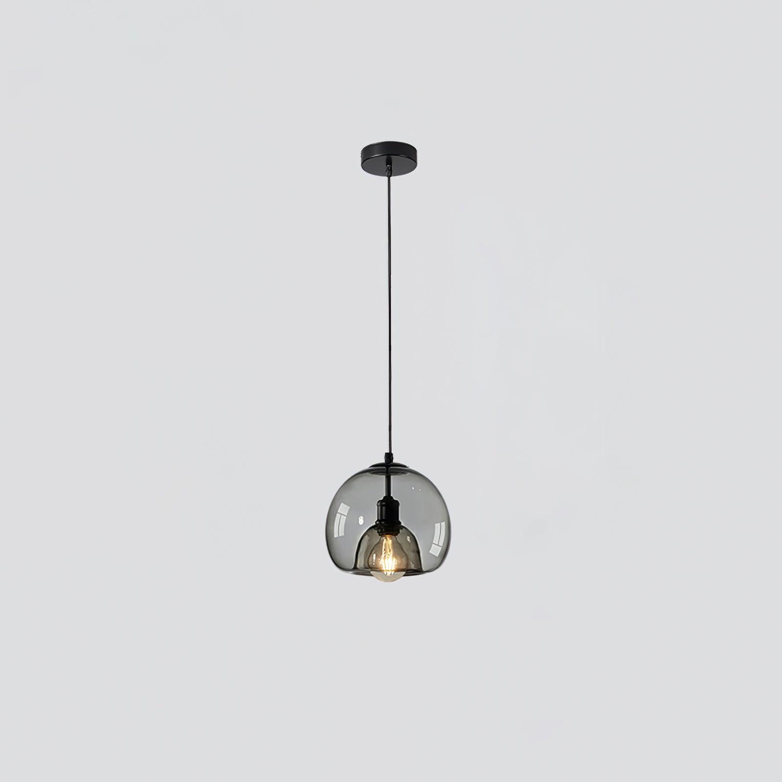Zelirra - Lampe suspension nordique en verre perlé
