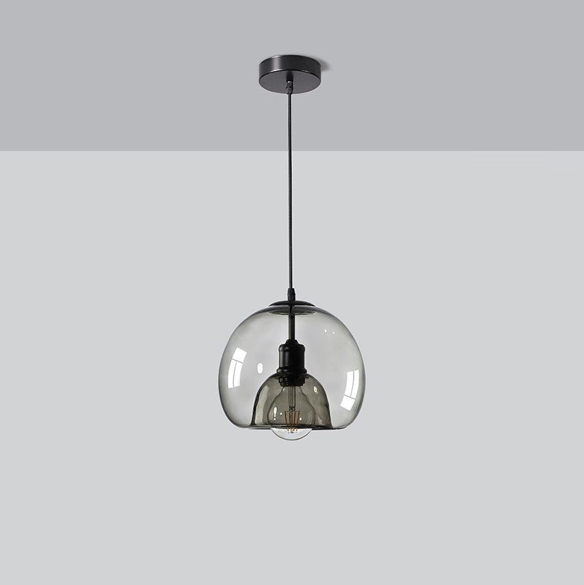 Zelirra - Lampe suspension nordique en verre perlé