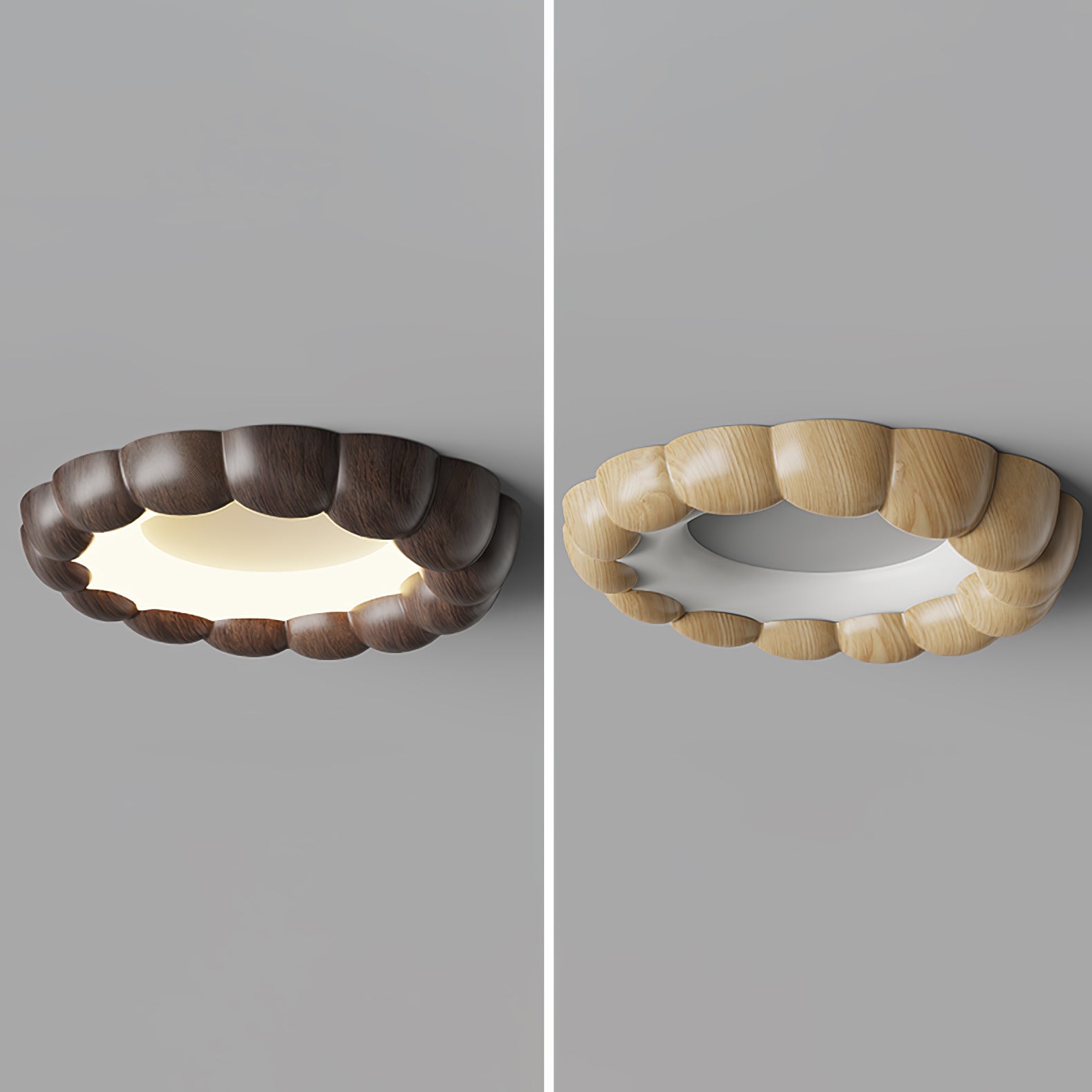 Eraeiela - Lampada da soffitto a onde design elegante