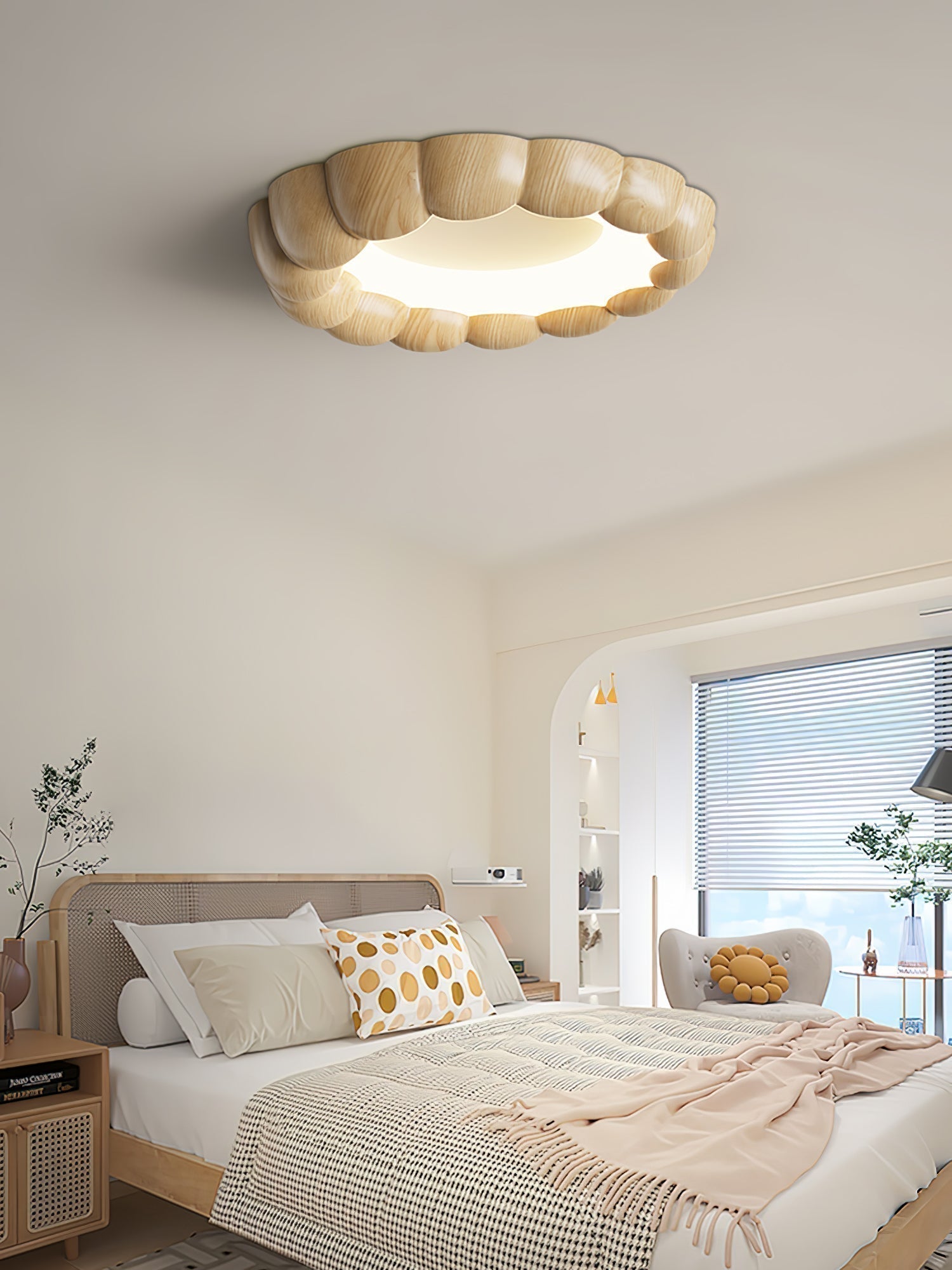 Eraeiela - Lampada da soffitto a onde design elegante