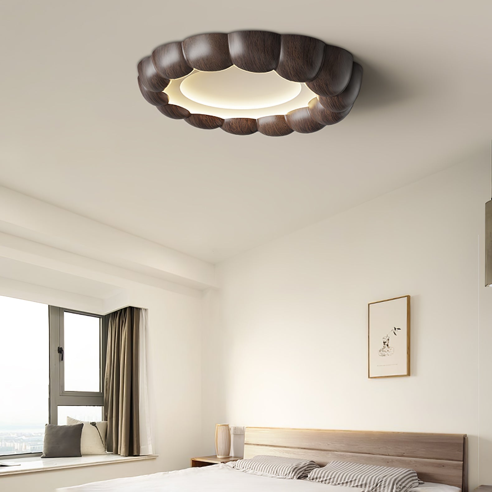Eraeiela - Lampada da soffitto a onde design elegante