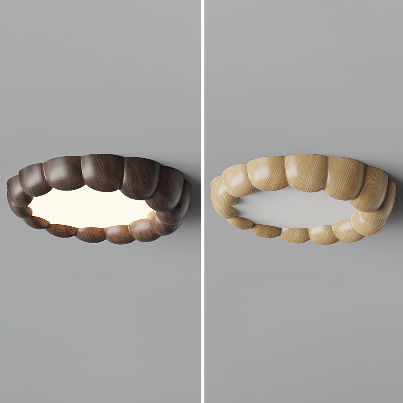 Eraeiela - Lampada da soffitto a onde design elegante