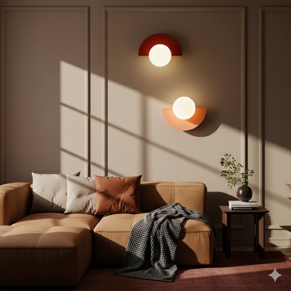 Doniar – Applique da parete LED minimalista moderna con globo in vetro 1 luce