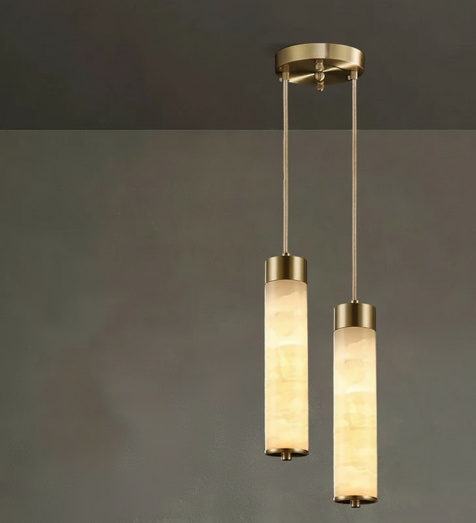 Stone Pendant Lamp Spanish Style Ceiling Light - Image 2