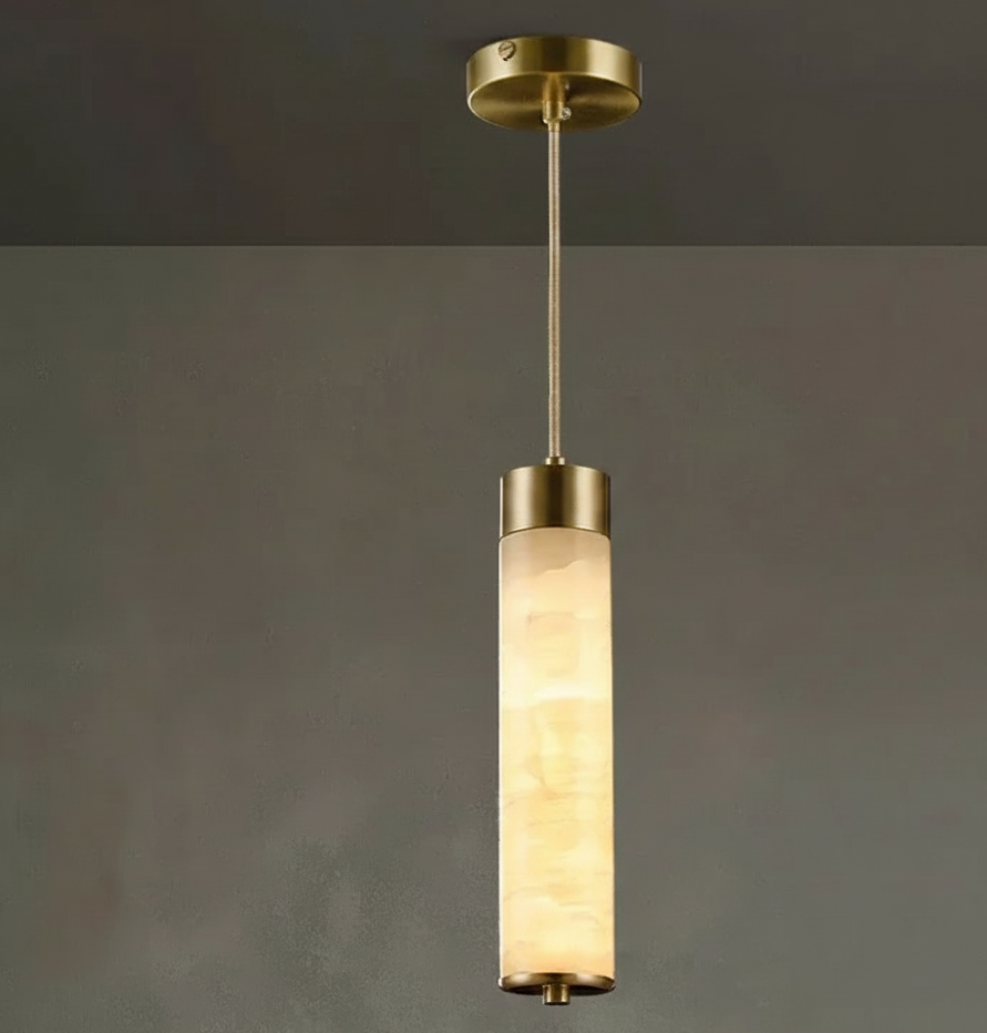 Stone Pendant Lamp Spanish Style Ceiling Light