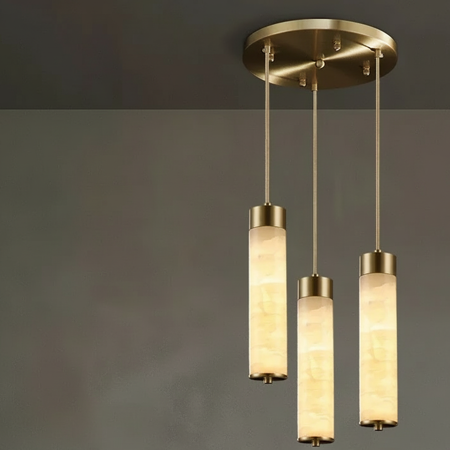 Elira - Lampada a sospensione in pietra spagnola