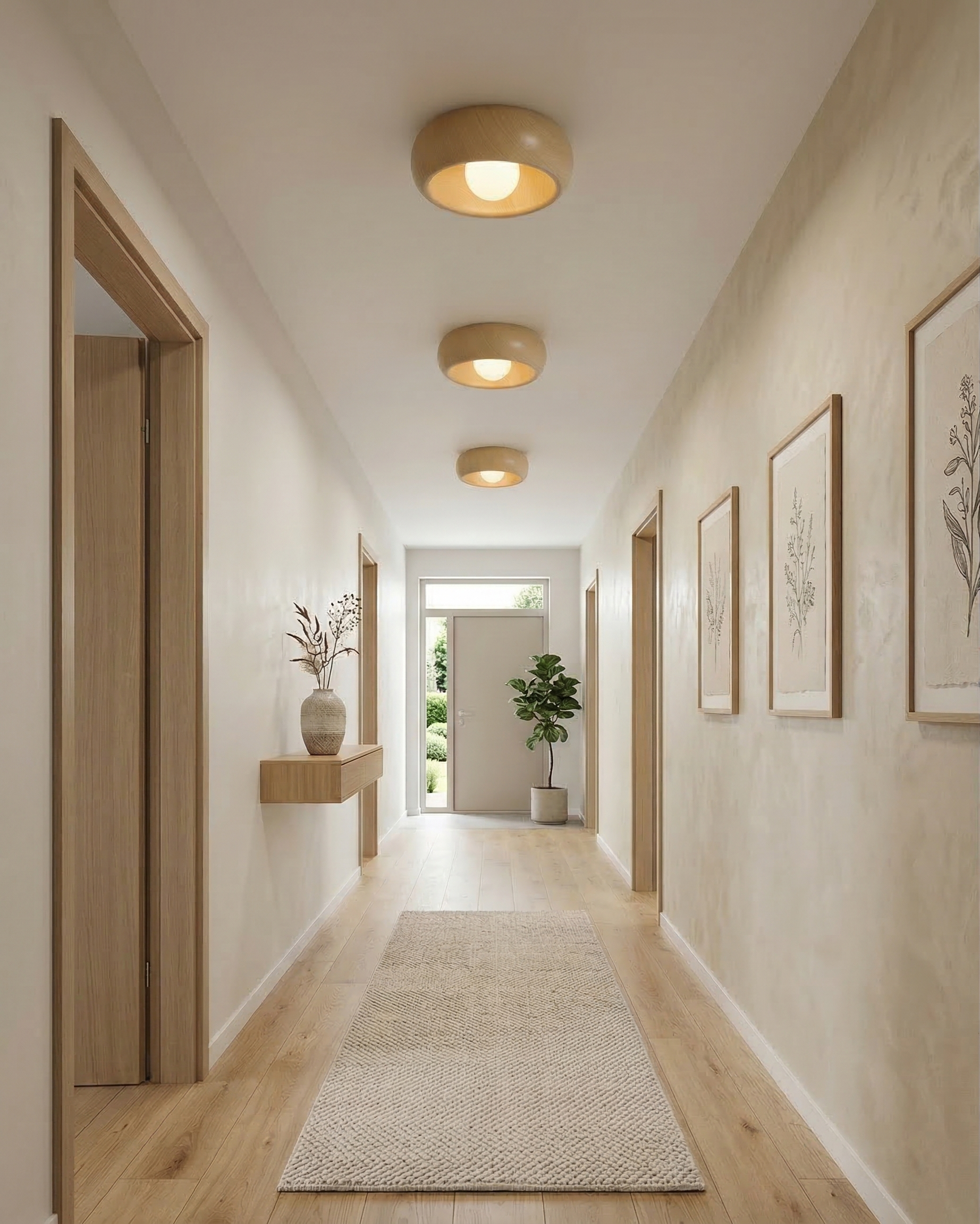 Pova – Applique murale et plafond LED