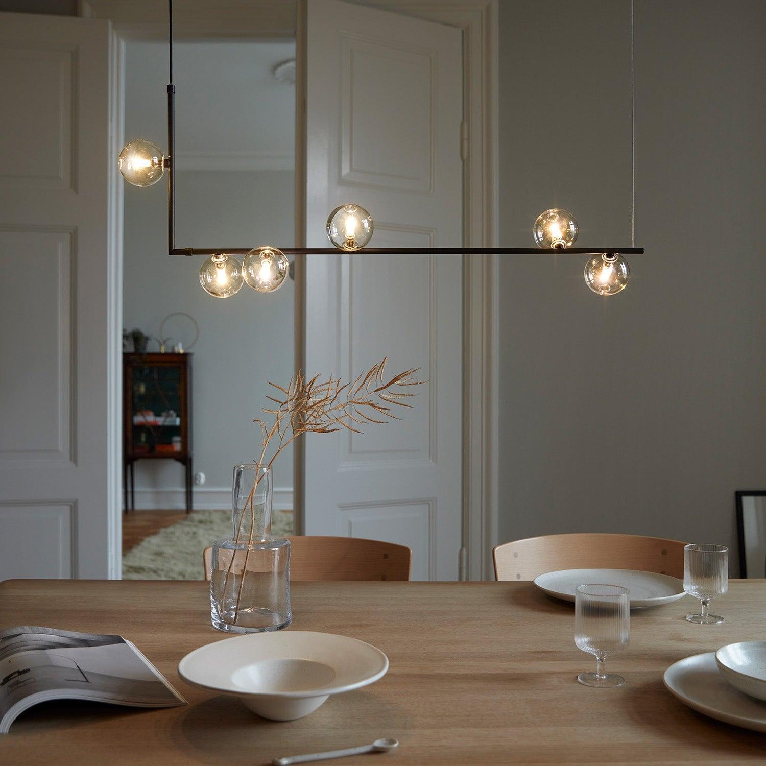 Eoman  - Lampada a sospensione geometrica in vetro