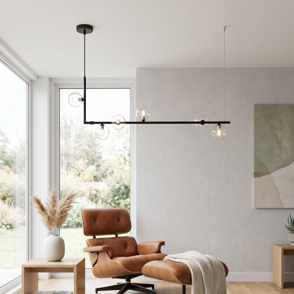 Eoman  - Lampada a sospensione geometrica in vetro