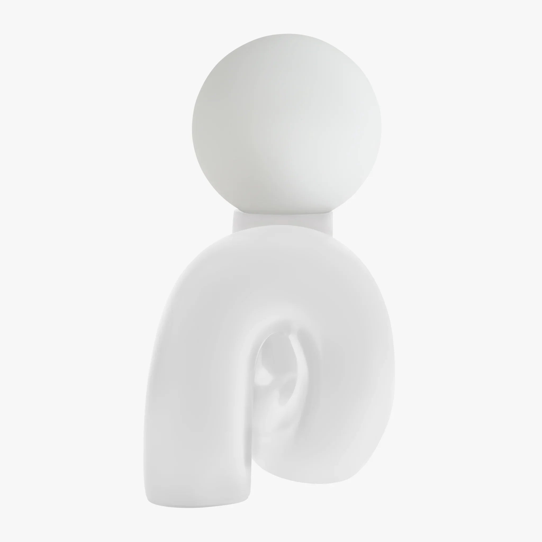 Novella – Lampada da tavolo ambientale con base scolpita