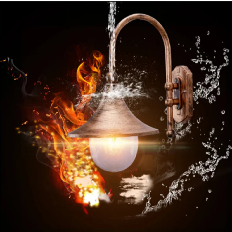 Anlitha - Lampada da parete impermeabile da esterno
