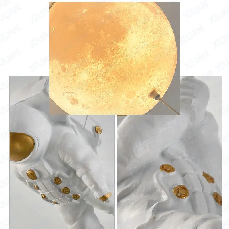 Astravelle - Lampada da soffitto a bolle astronauta
