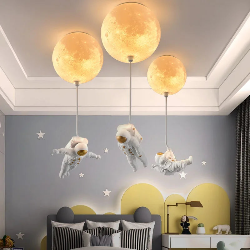 Astravelle - Lampada da soffitto a bolle astronauta