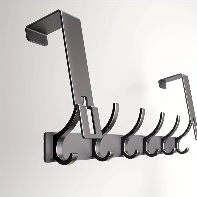 Bravionn – Crochet aluminium au-dessus de porte pour vêtements et serviettes