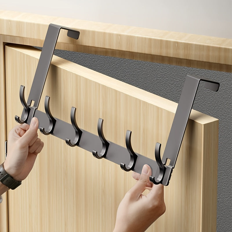 Bravionn – Crochet aluminium au-dessus de porte pour vêtements et serviettes