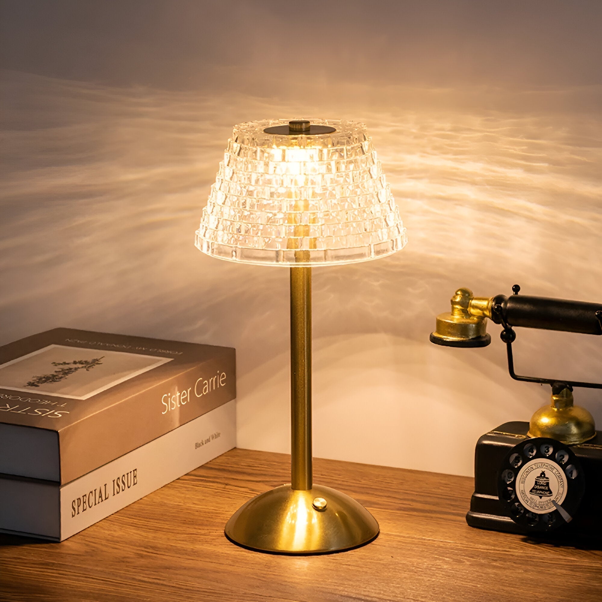 Elvara – Lampe de table élégante sans fil