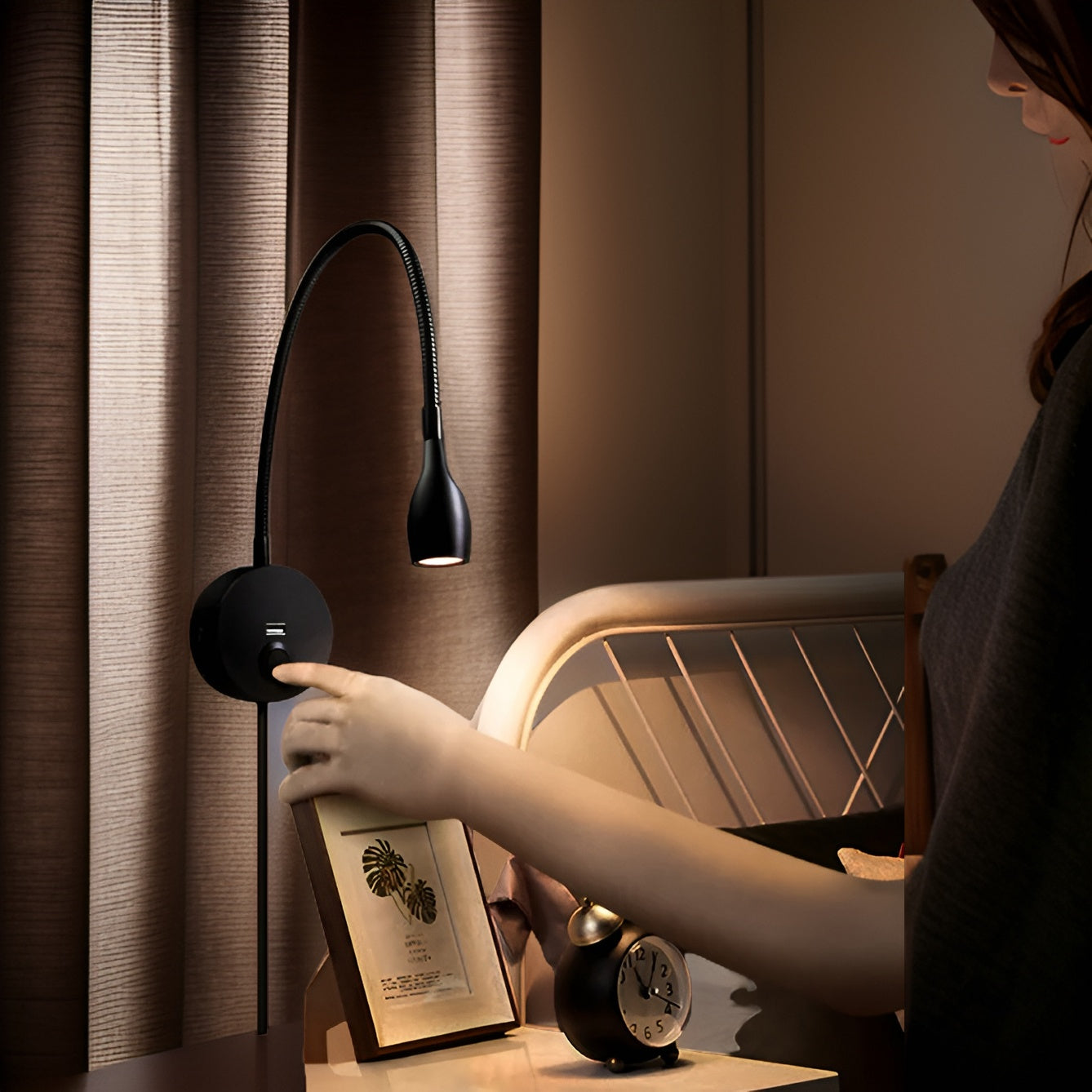 Beam – Applique murale réglable avec contrôle tactile dimmable