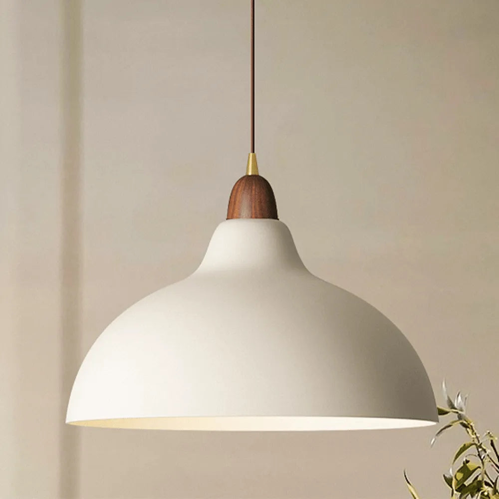 Scandinavian Wood Pendant Lamp Minimalist Hanging Ceiling Light - Image 8