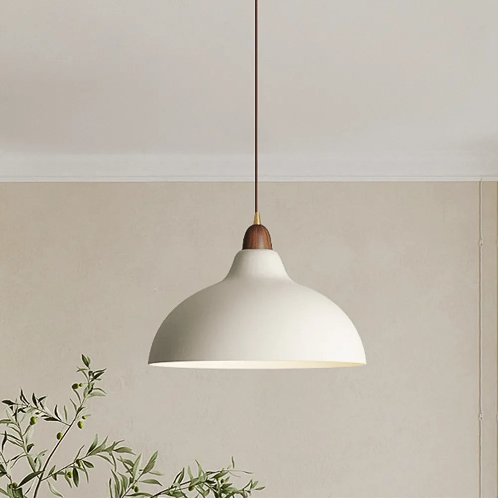Scandinavian Wood Pendant Lamp Minimalist Hanging Ceiling Light