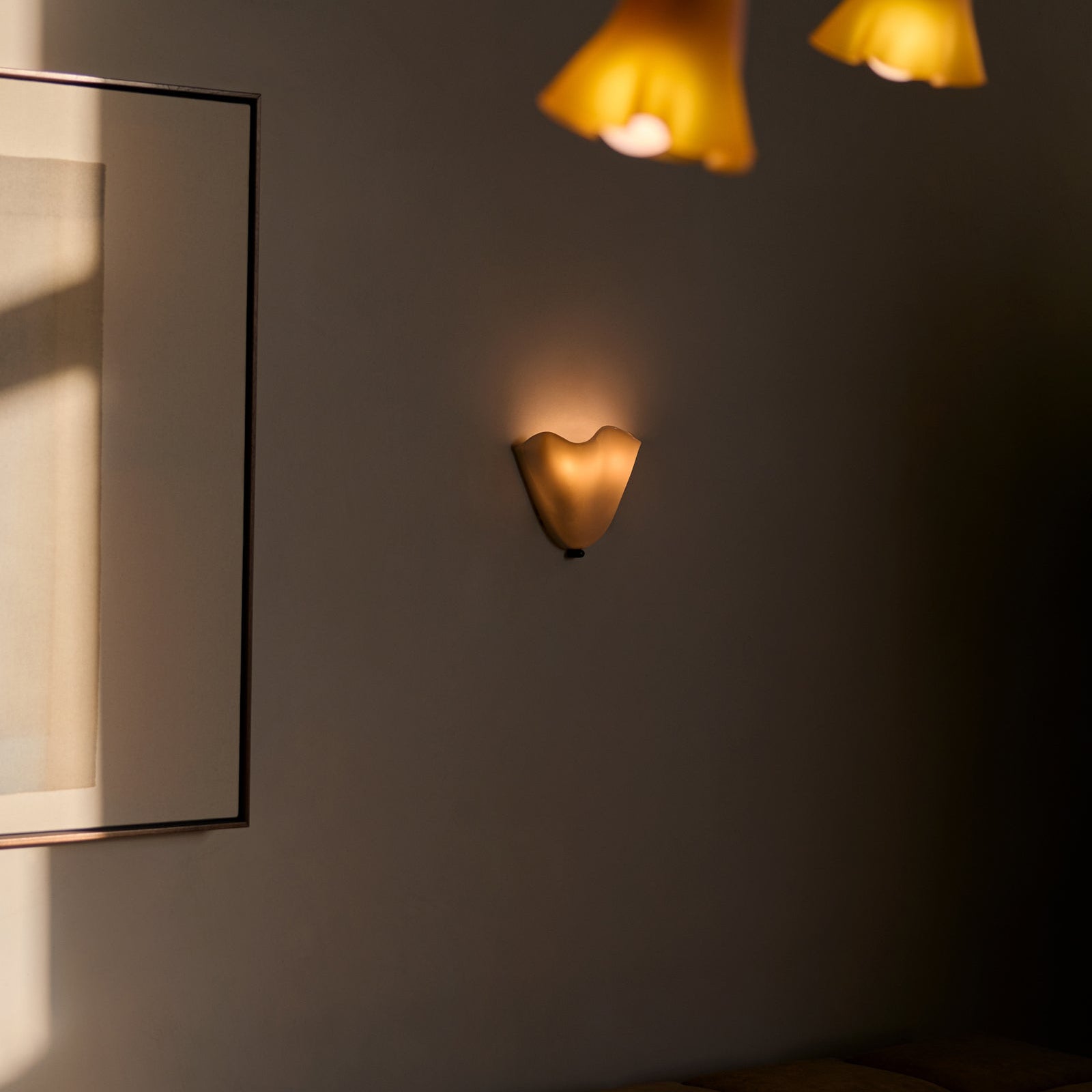 Stained Glass Shell Wall Sconce Art Deco LED - Image 5
